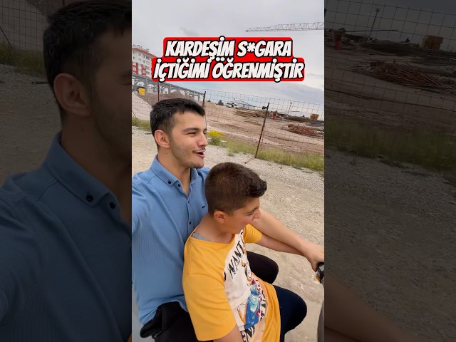 Kardeşim sigara içtiğimi öğrenmiştir😅