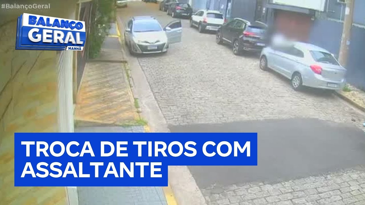 Policial percebe roubo e troca tiros com ladrão em Santo André SP  TV Online Policial percebe roubo e troca tiros com ladrão em Santo André SP