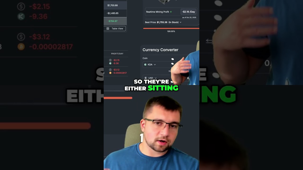 Mining Profitability: Are Your Miners Making Money? Find Out Now! shorts