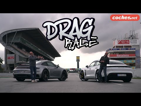 Drag Race: Porsche Taycan vs 911 Turbo S | coches.net
