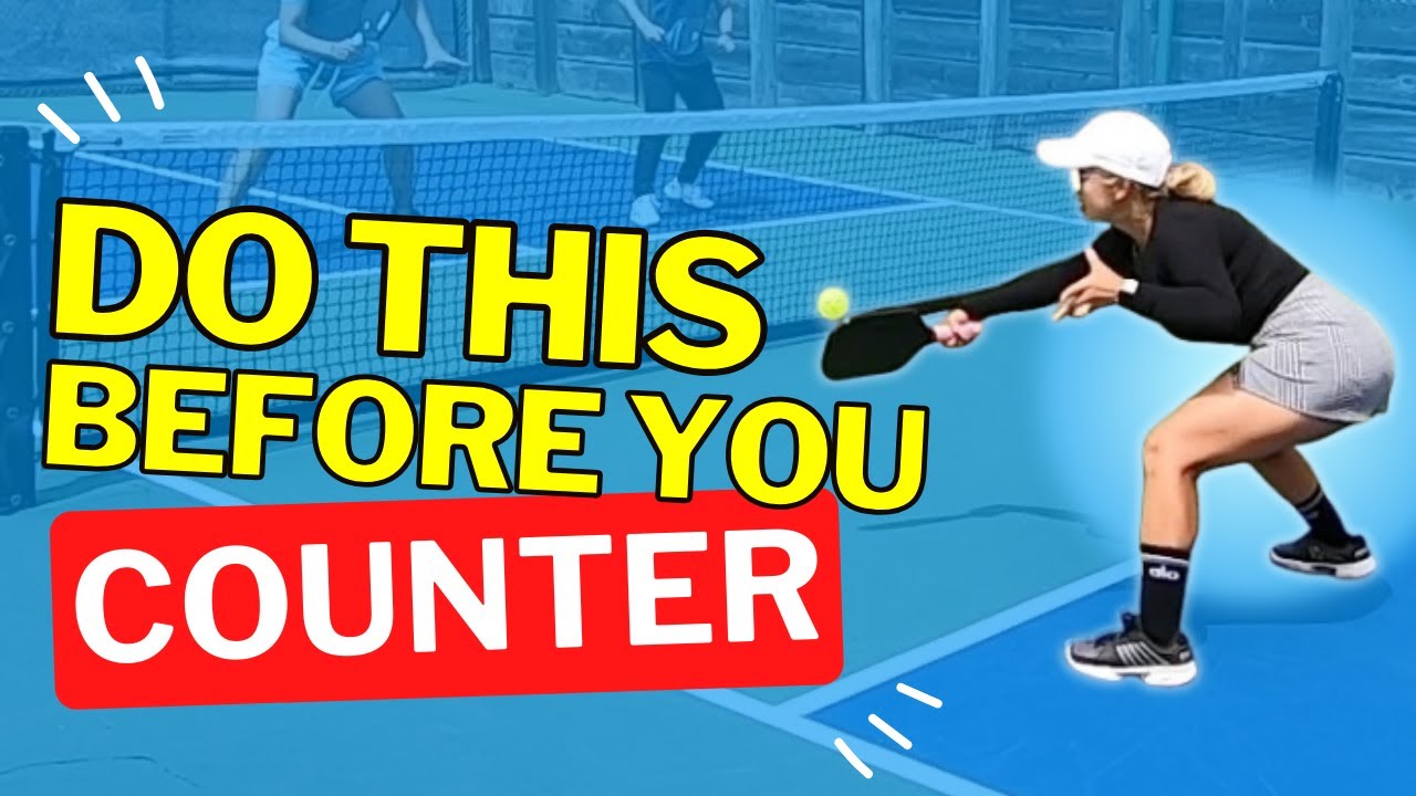 How To Block & Counter In Pickleball | Shut Down Hard-Hitter Attacks (& Fast Hands Tutorial)