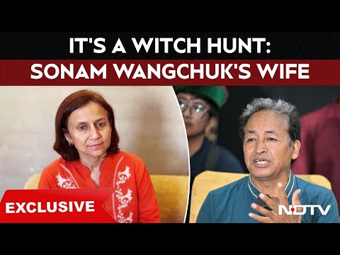 Sonam Wangchuk Detained | 'Witch Hunt Began..: Sonam Wangchuk’s Wife Breaks Silence on NSA Arrest