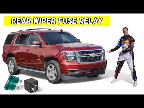 CHEVROLET TAHOE SUBURBAN REAR WIPER FUSE RELAY LOCATION REPLACEMENT 2015 2016 2017 2018 2019 2020