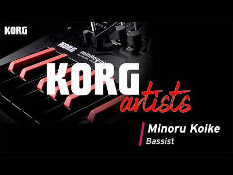 minilogue bass - Minoru Koike plays & talks about his designed sounds