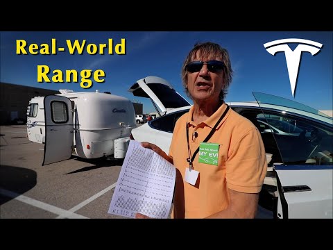 Towing with a Tesla Model X & Camper - 193 Miles!?!?