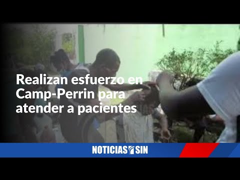 Realizan esfuerzo en Camp-Perrin  para atender a pacientes afectados por sismo