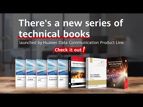 A New Series of Technical Books Launched by Huawei Data Communication Product Line
