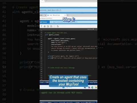 Integrate MCP tools into Azure AI agents #AzureAI
