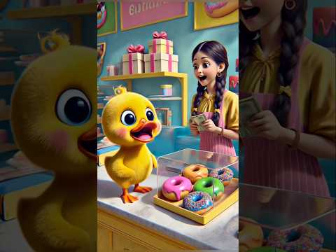 बत्तख ने चिंकी दीदी के लिए डोनट खरीदे🤩😍 #Shorts #cartoon #viralvideo #ytshort