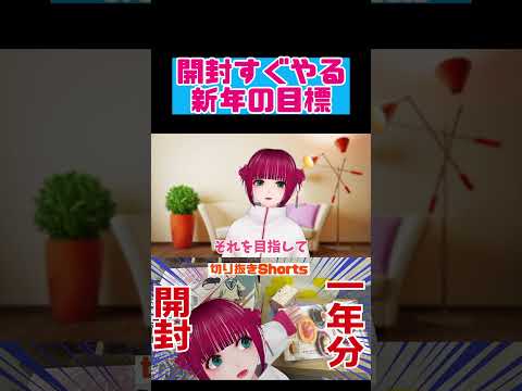 開封すぐやる!新年の目標
