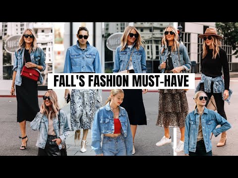 Video: 10 Reasons Why You NEED A Jean Jacket | Fall Fashion Trends 2021