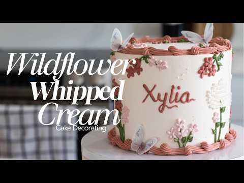 Wildflower Whipped Cream cake