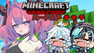 #2【 Minecraftハードコア 】〇んだら終わり！？人生初ハードコアに挑戦！！【#綺々羅々ヴィヴィ #hololive  #FLOWG