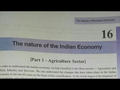 The Nature of Indian Economy I (part 4)| 9th sst chapter 16 | CGBSE | Economics