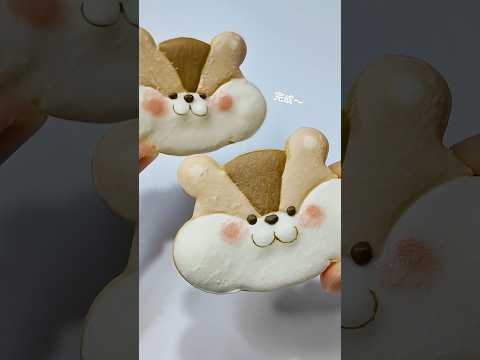 ぷっくリス🐿️#cookiedecorating#アイシングクッキー