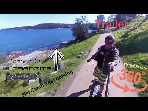 Tranzite Direct Drive Bamboo SS Trailer - 360° VR Ride - Manly Dam / Fairlight Harbour Walk