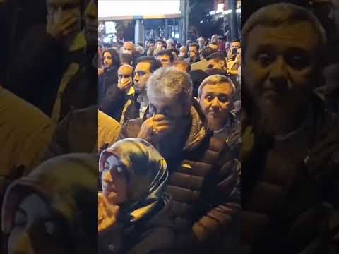 Protests held in Istanbul after hundreds of people were killed in an explosion at a Gaza hospital