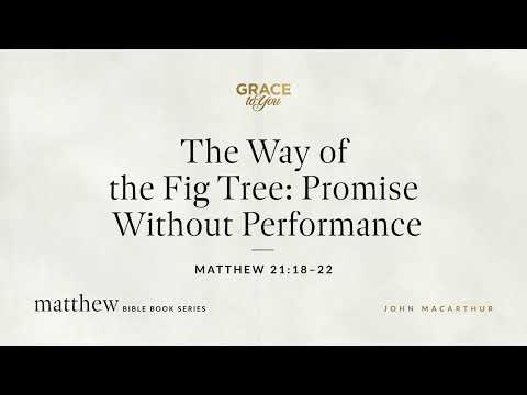 The Way of the Fig Tree: Promise Without Performance (Matthew 21:18–22) [Audio Only]