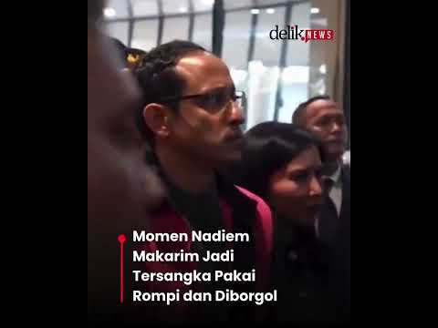 Momen Nadiem Makarim Jadi Tersangka Pakai Rompi dan Diborgol