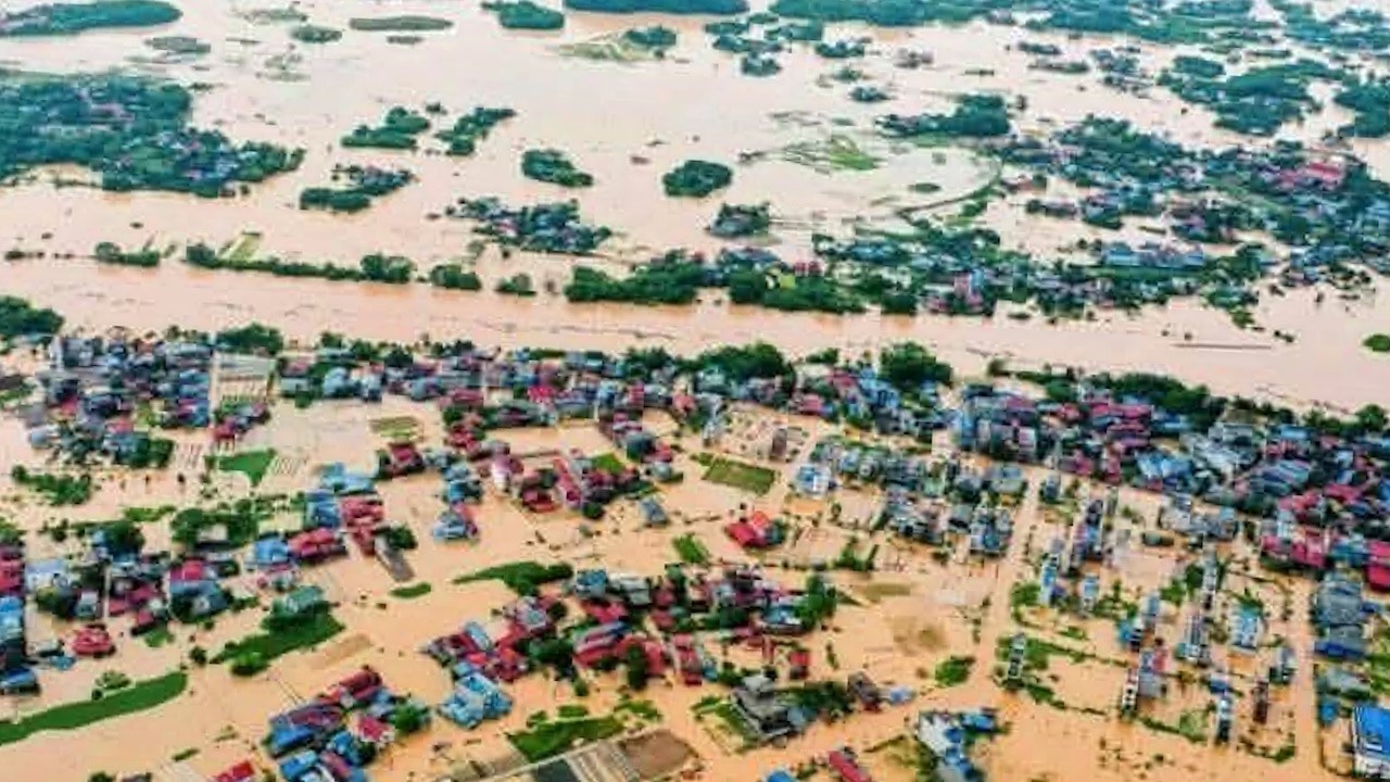 Disaster in Vietnam! Record flooding in Thai Nguyen