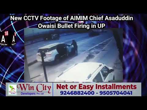 Watch: Another new CCTV video shows shooters firing at Asaduddin Owaisi's car
