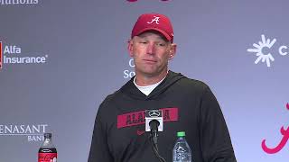 LIVE: Kalen DeBoer on his first Iron Bowl win as Alabama's head coach