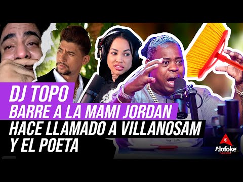 DJ TOPO BARRE A LA MAMI JORDAN (HACE UN LLAMADO A VILLANOSAM & EL POETA CALLEJERO)