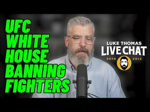 Luke Thomas is *live* | UFC White House | Sean Strickland Banned from WH Event