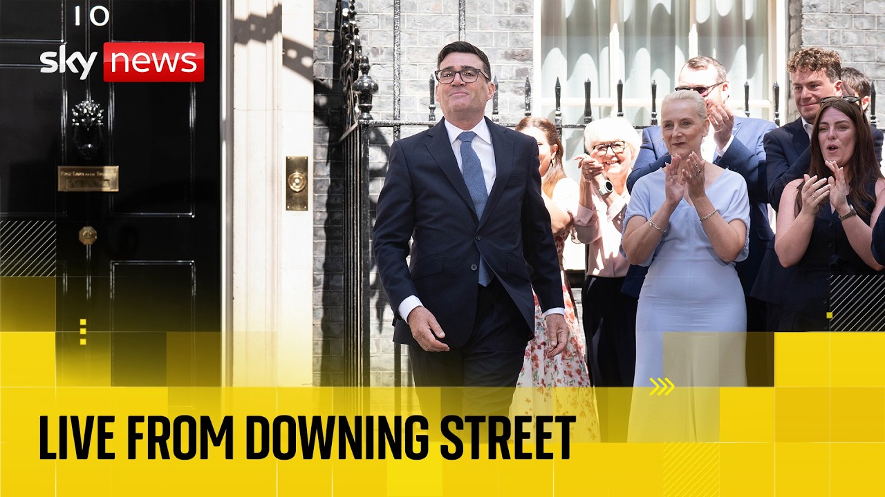 Live from Downing Street as Starmer leaves No.10