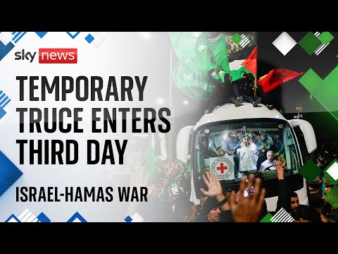 Israel-Hamas war latest: Freed hostages have arrived in Israel, as 39 Palestinian prisoners released