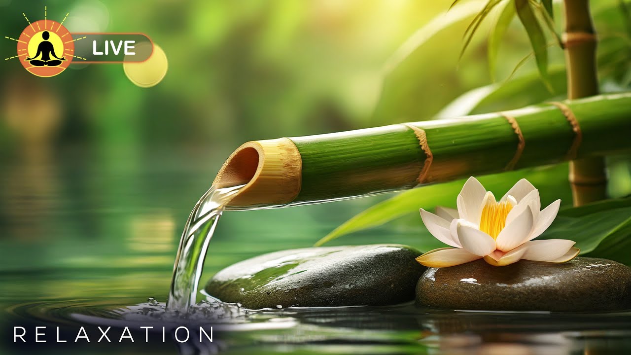 🔴 Relaxing Spa Music 24/7 🪷2840, Massaging Music, Stress Relief Meditation, Sleeping, Water Sounds