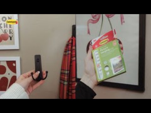 Command™ Style that Sticks™ Any Room, Any Style, No Damage. 15 sec video - English