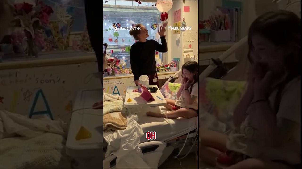 'I'm getting a heart!': Girl delivers life-changing news to father #shorts #foxnews #news #viral