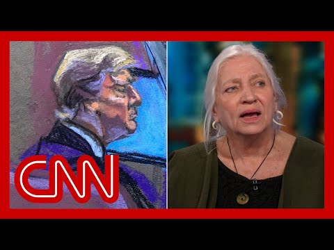 Courtroom sketch artist describes Trump's demeanor in court