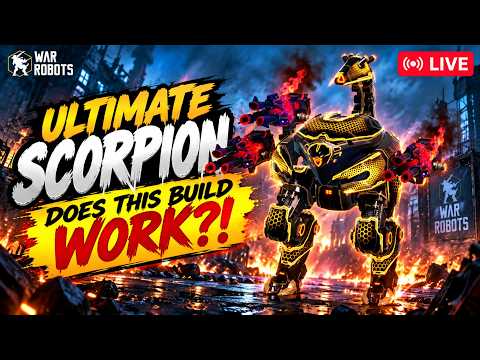 💀 ULTIMATE SCORPION — Does This Build ACTUALLY WORK?! | War Robots LIVE + GIVEAWAY