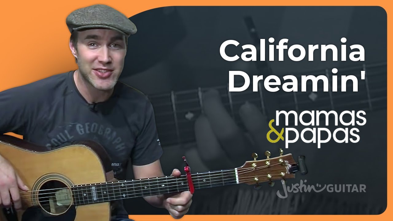 California Dreamin - The Mamas & The Papas (Easy Songs Beginner Guitar ...