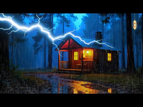 Heavy Rain in the Forest | Rain Sounds Without Thunder | Rain Sounds for Sleep