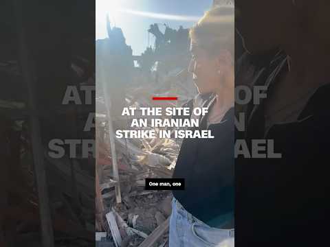 CNN shows aftermath of Iranian strike in Israel