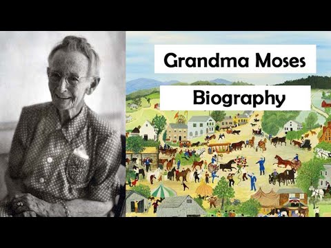 GRANDMA MOSES Biography | American Artist Facts and Images | Suitable for ALL AGES