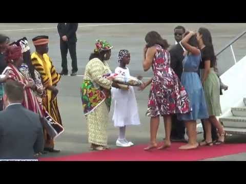 Michelle Obama, Visits Liberia