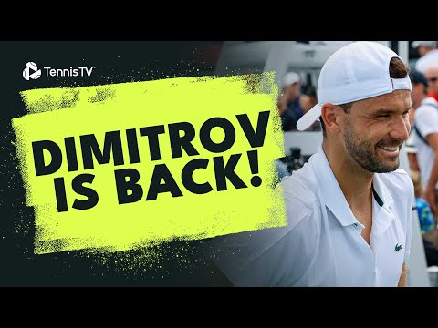 Grigor Dimitrov Returns To Tennis vs Hijakata | Montreal 2024 Highlights