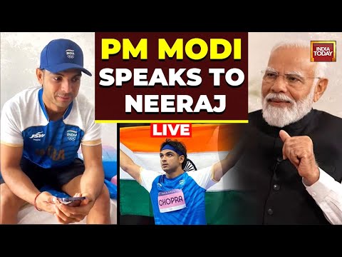 PM Narendra Modi Speaks To Javelin Thrower Neeraj Chopra And Congratulates Him On The Silver Medal