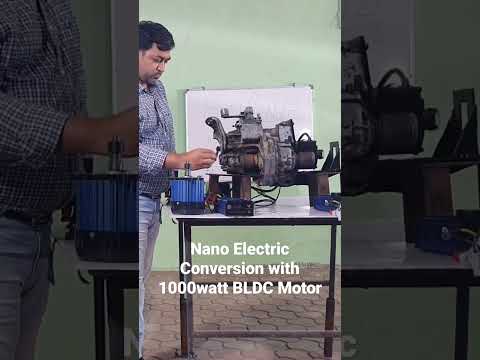 Conversion of Tata Nano in Electric with 02nos of 1000watt BLDC Motor