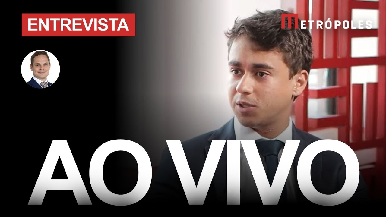 AO VIVO Metrópoles entrevista Nikolas Ferreira PL MG deputado federal