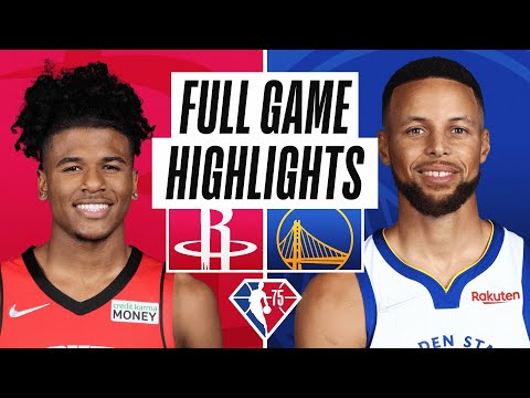 ROCKETS at WARRIORS | FULL GAME HIGHLIGHTS | January 21, 2022 video clip