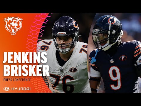 Jenkins and Brisker media availability | Chicago Bears video clip