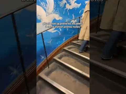 Qui a déjà pris les escaliers de l’enfer ? #paris #escaliers #metro #transports #parisian