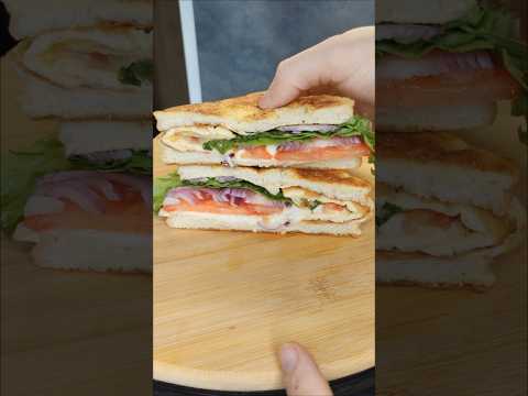 5 - Minute Breakfast 🥪 Very tasty 🤤 #food #breakfast #toast #sandwich #foodshorts