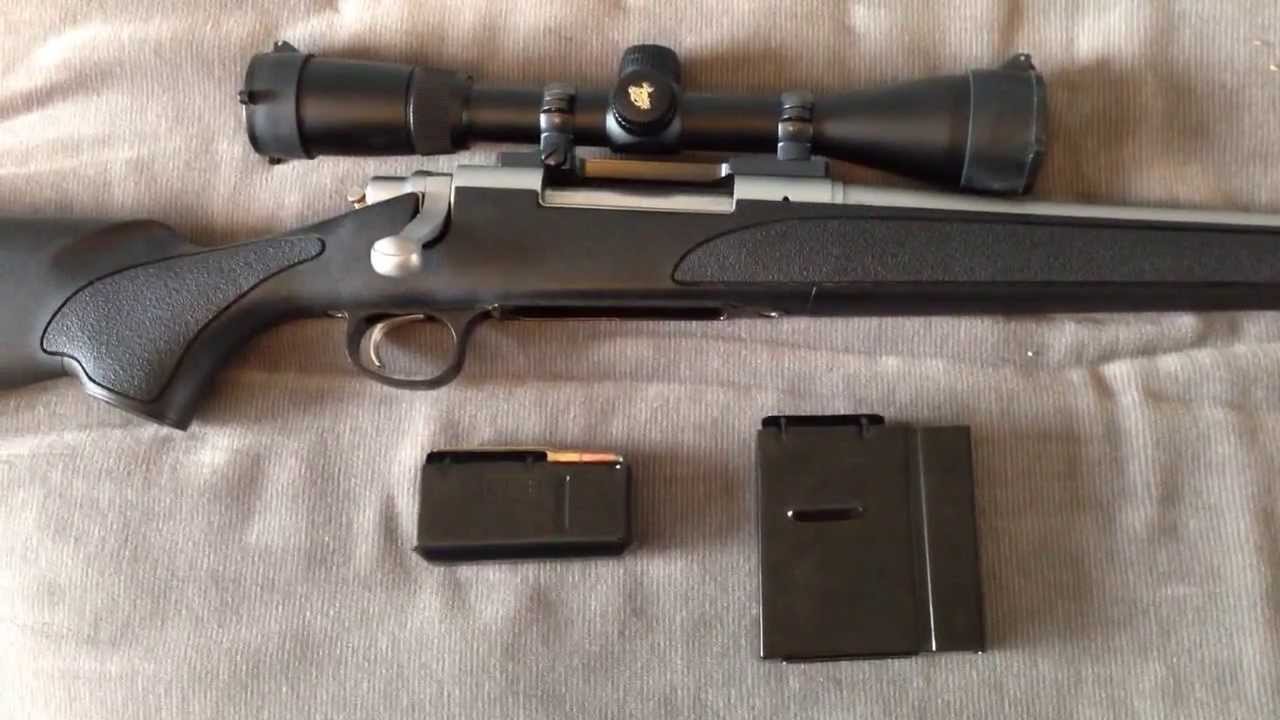 Kwik Klip magazine conversion kit on a Remington 700 - YouTube