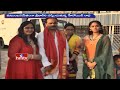 Actress Radha's Family and Satyardha Teertha Swamiji Visit Tirumala